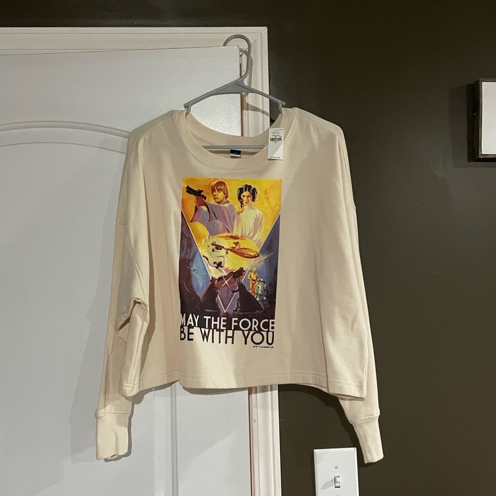 Old Navy Star Wars cropped sweater